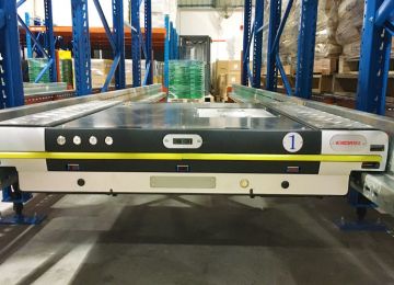 穿梭式軌道倉儲貨架每個巷道可以設計多少貨位？【易達貨架】