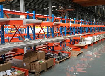 廣州倉庫貨架懸臂式貨架適合板材存儲嗎？【易達貨架】