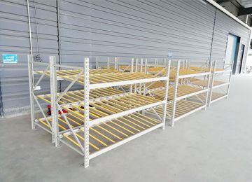 中山流利式貨架是自動(dòng)滑移嗎？【易達(dá)貨架】