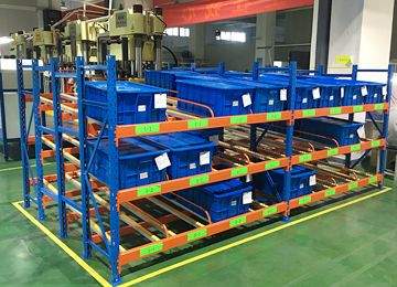 江門流利式貨架和滾筒貨架哪種更實(shí)用？【易達(dá)貨架】