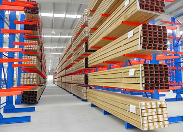 鋁材懸臂貨架有幾種存取貨方式？【易達(dá)貨架】