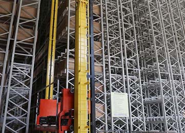 倉儲超高立體貨架，企業(yè)密集型自動存儲方案【易達貨架】